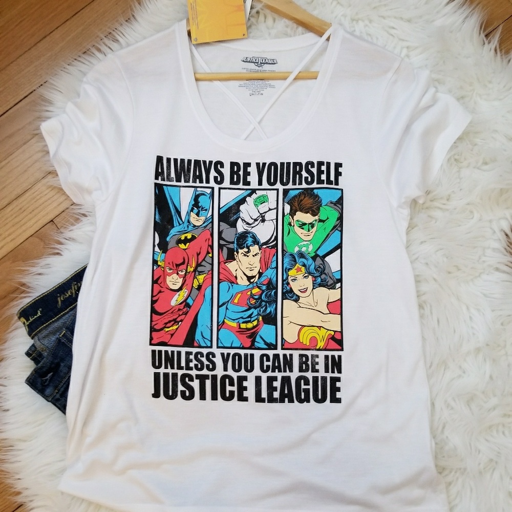 Justice League Super Heros Graphic T-Shirt, Top - Picture 5 of 8